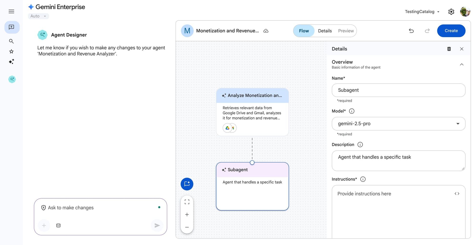 Gemini Agent Builder - Agentspace hero