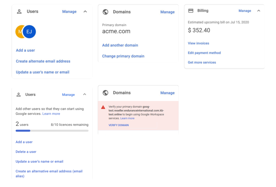 Admin Console - Insight Card system