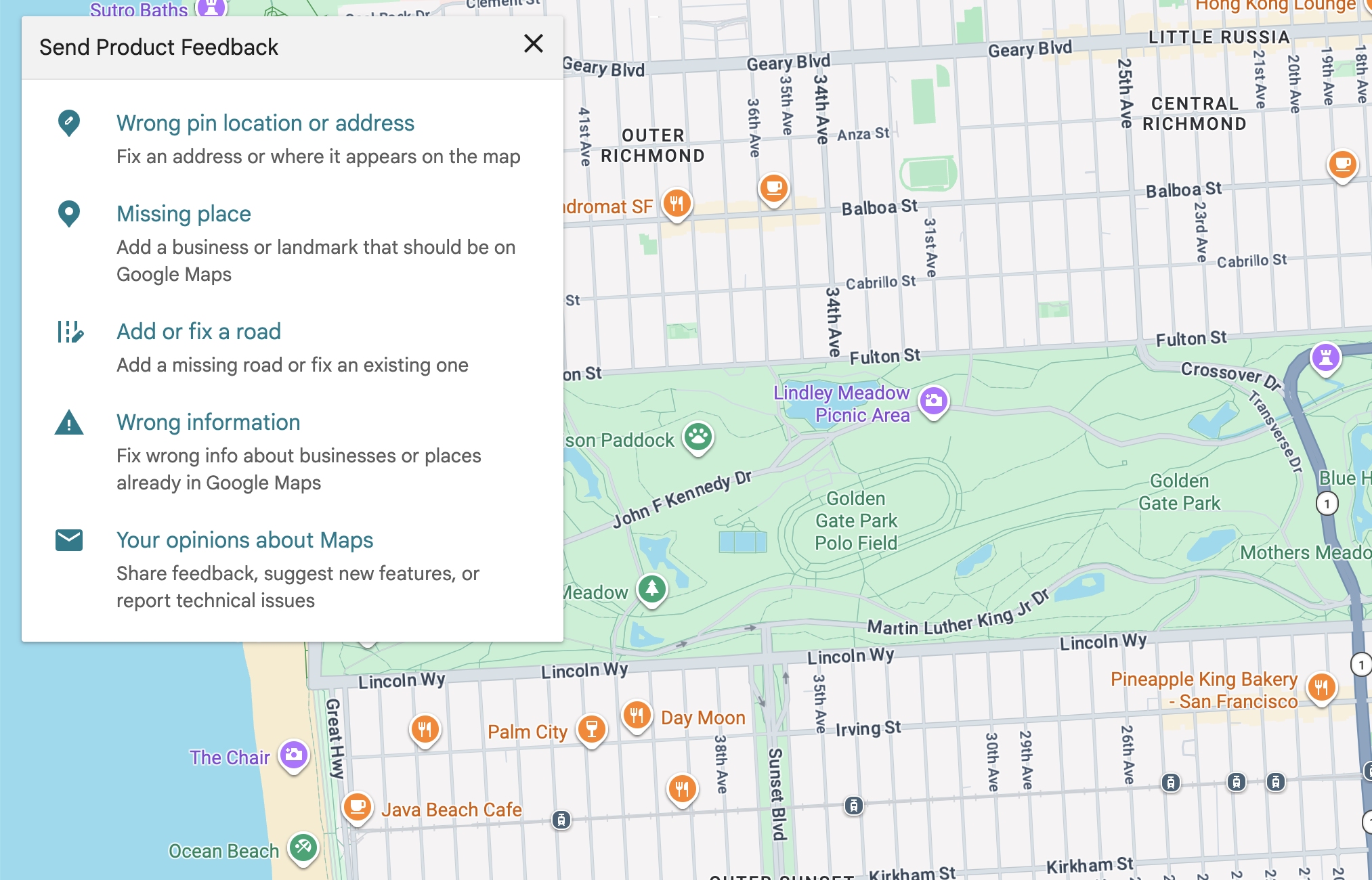 Maps - community edit interface